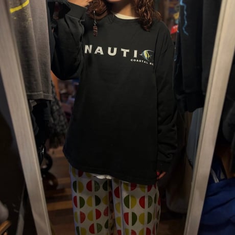 USA製 NAUTICAお魚ロゴ ロンT