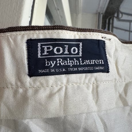 USA製 Polo by Ralph Lauren チノ ブラウン
