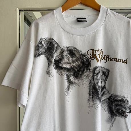 90’s Irish Wolfhound プリントTシャツ L