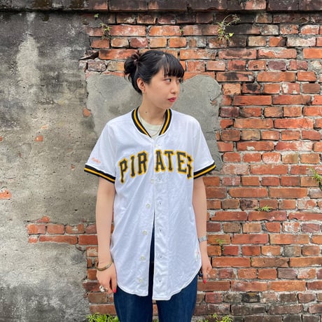 USA製MLBパイレーツユニフォームシャツ