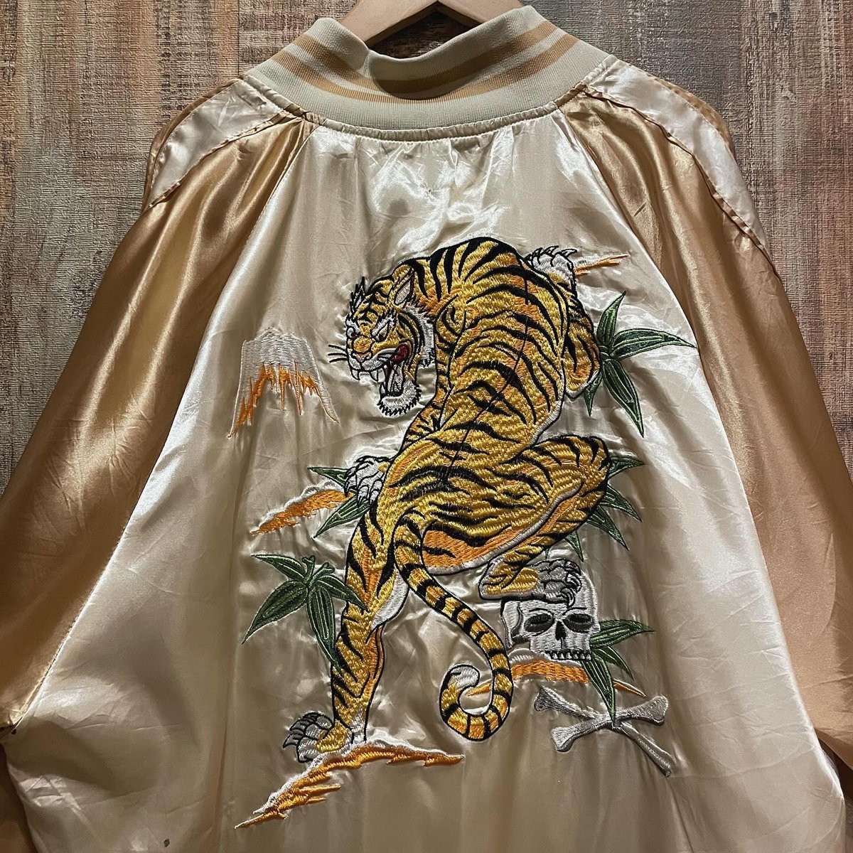 ベージュカラースカジャン | CUSTOM FEVER