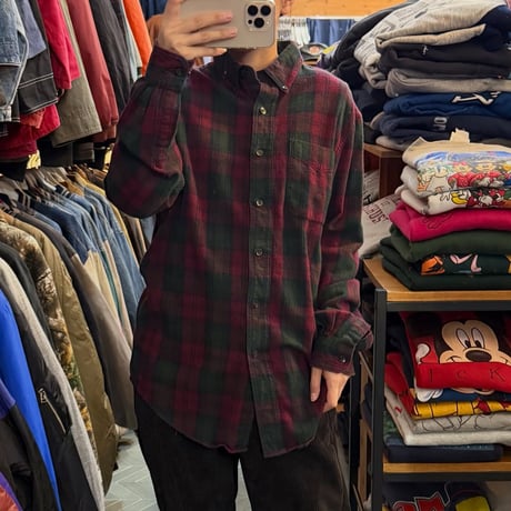 L.L.Bean フランネルシャツ