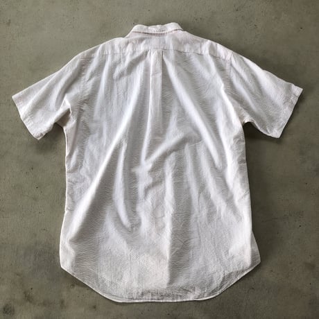 Ralph Lauren 半袖シアサッカーストライプシャツ