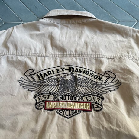 Harley-Davidson 刺繍シャツ
