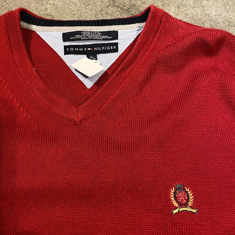 TOMMY HILFIGER コットンニットベスト