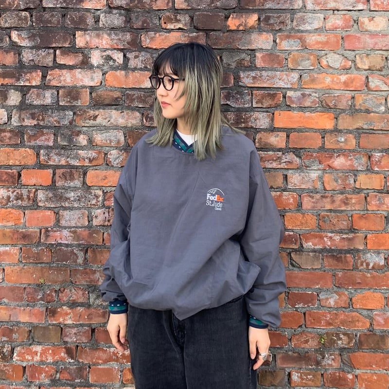 ゴルフ刺繍ナイロンプルオーバー | CUSTOM FEVER