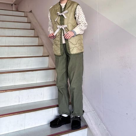 りぼん付きミリタリーライナー