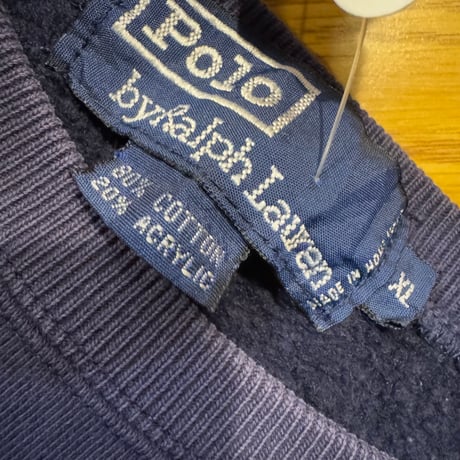 POLO ワンポイントスウェット XL