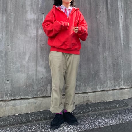 championハーフジップフーディ