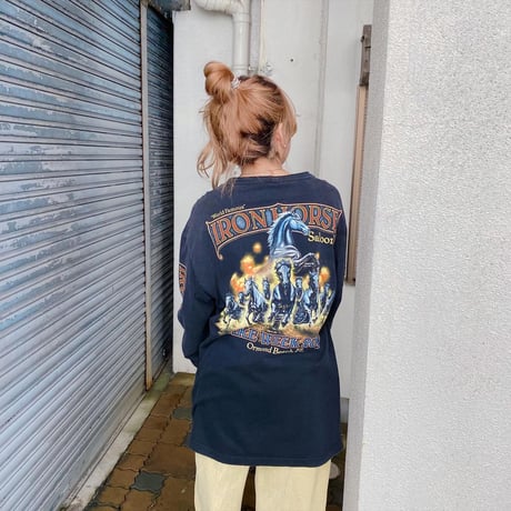 USA製ヘンリーネックロンT