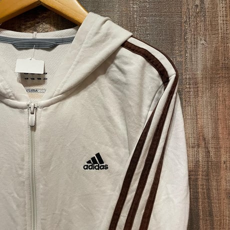 adidas サイドラインジップフーディー