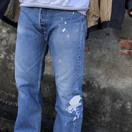 90's〜Levi's501  W34 淡色 ペンキ