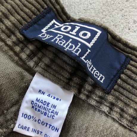 POLO RALPHLAUREN 太畝コーデュロイパンツW33×L32