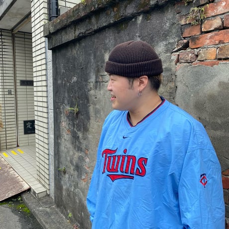 NIKE MLB ミネソタツインズ ナイロンプルオーバー
