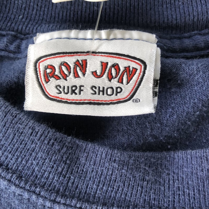 RON JON サーフショップ 長袖カットソー ネイビー　L 希少サイズ　ロンt RON JON サーフショップ 長袖カットソー ネイビーL 希少サイズロンt