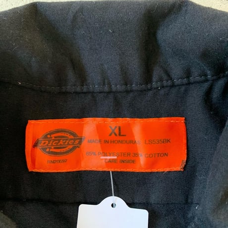 DickiesボディHOOTERSワークシャツ黒