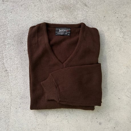Jantzen USA製　アクリルVネックニット