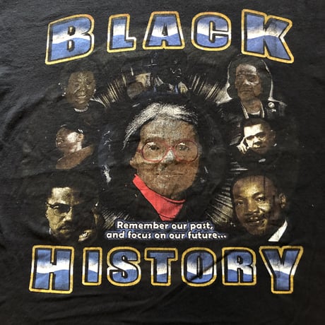 BLACK偉人系Tシャツ