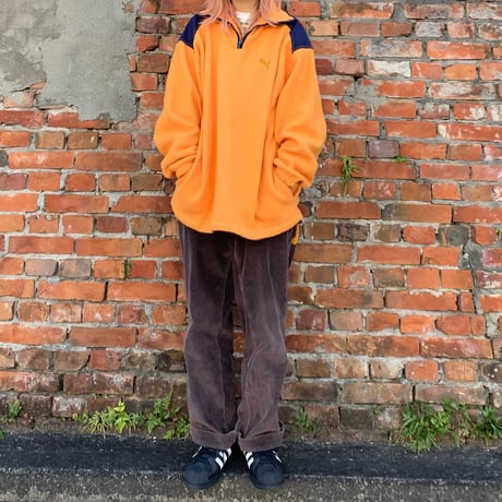 pumaハーフジップフリース