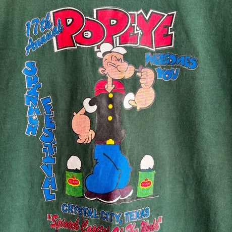 00's POPEYE プリントTシャツ XL