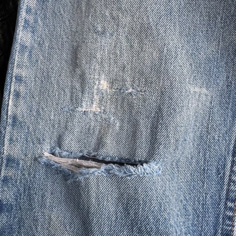80'sUSA製 Levi's505  W32×L30 クラッシュデニム