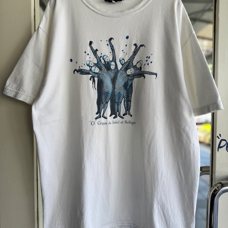 90's USA製 CIRQUE DU SOLEIL プリントT  L
