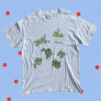 Hanes カエルグラフィックTシャツ