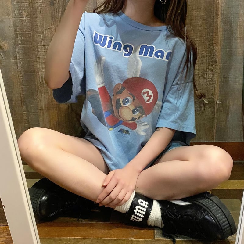 新品 スーパーマリオ ビッグルイージ・ダメージTシャツ