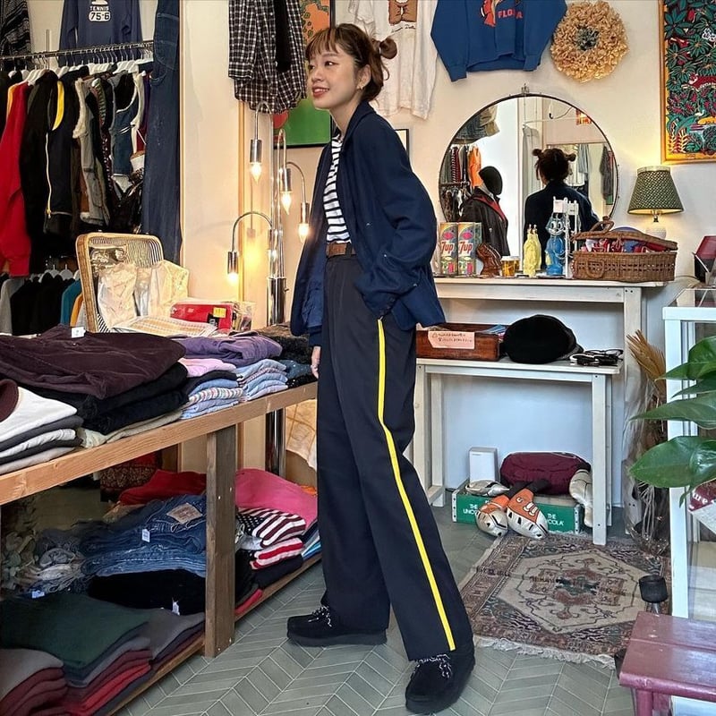 サイドイエローラインスラックス🍋 | CUSTOM FEVER