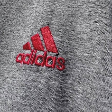 adidas ワンポイント刺繍リンガーTシャツ