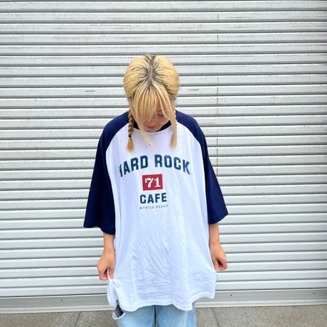 USA製　Hard Rock ラグランTシャツ