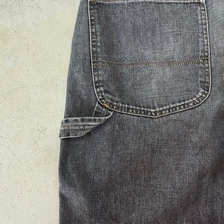 POLO JEANS COMPANY ブラックデニムペインターショーツ