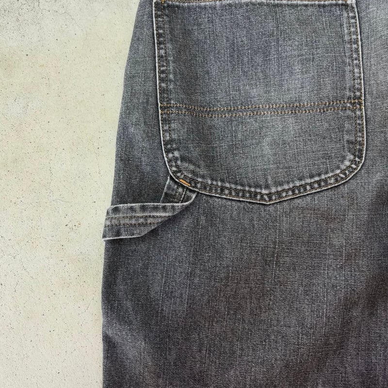 POLO JEANS COMPANY ブラックデニムペインターショーツ | CUSTOM FEVER