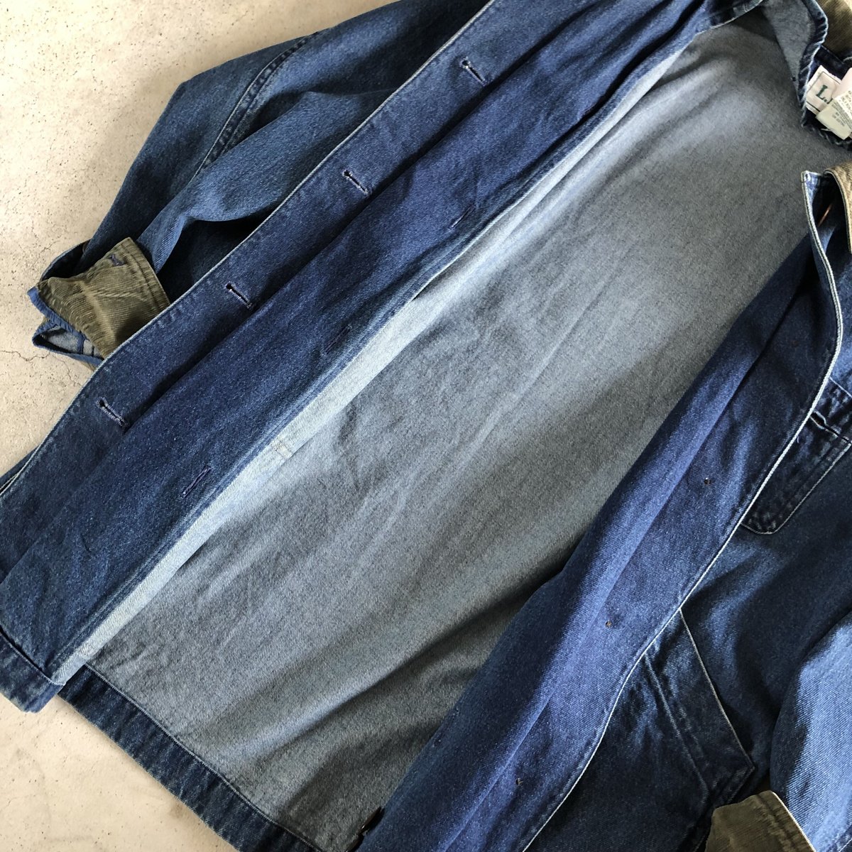 L.L Bean ハンティングジャケット　デニムカバオール エルエルビーン L.L.BEAN 80'S 90'S カバーオール ハンティング