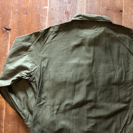 60's〜コットン ユーティリティシャツ 15 1/2 x33 ④