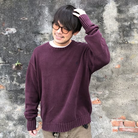 POLO コットンニット  XL