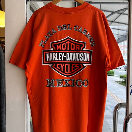 HARLEY DAVIDSON プリントT L