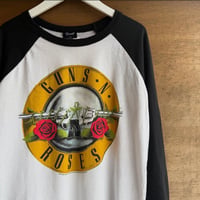 ガンズ・アンド・ローゼズ ラグラン七分袖Tシャツ