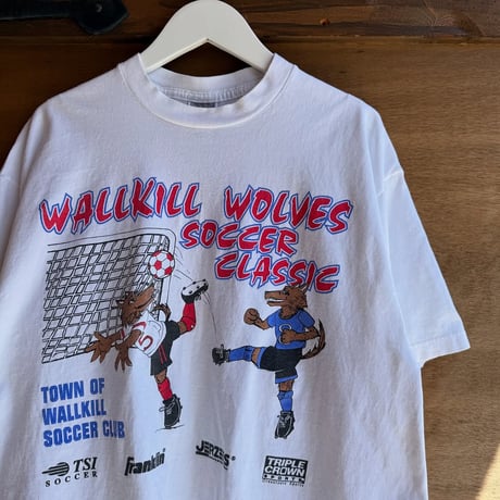90s USA製 サッカープリントTシャツ