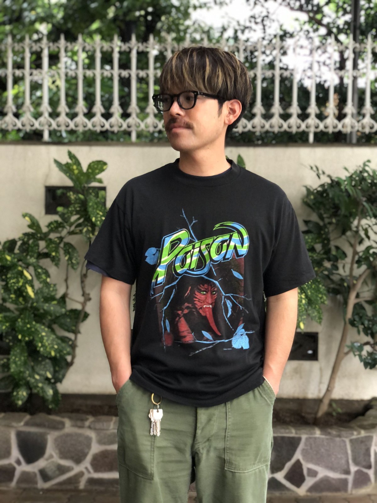 80's POISON バンドTシャツ XL | CUSTOM FEVER