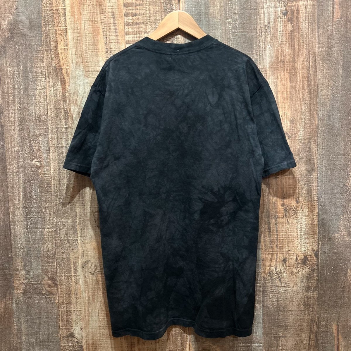 THE MOUNTAIN ネコ顔Tシャツ USA ブラック タイダイ L THE MOUNTAIN tシャツ / ザ マウンテン ”TIE DYE TEE” アニマル