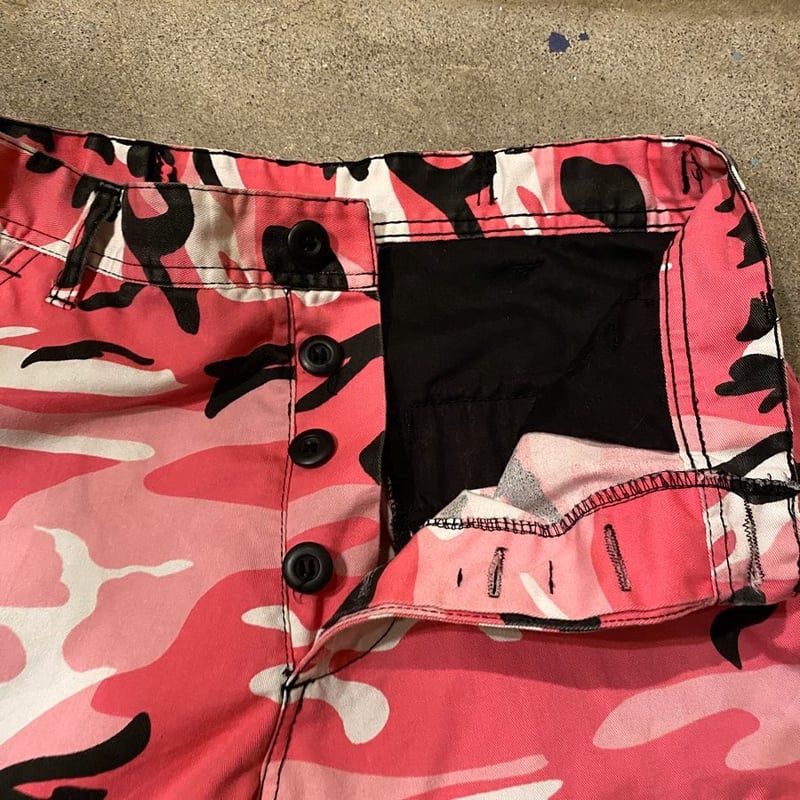 迷彩柄パンツ ピンク | CUSTOM FEVER