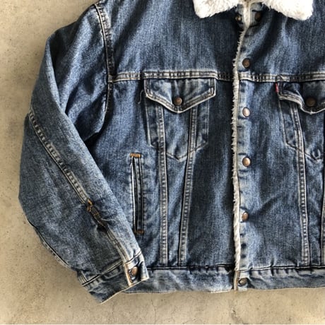 90's Levi's デニムボアジャケット 70609-4891