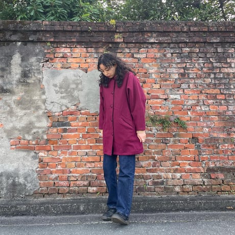 USA製 WOOLRICHドルマンスリーブコート