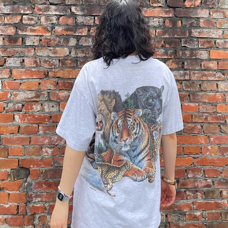 USA製アニマルプリントTシャツ