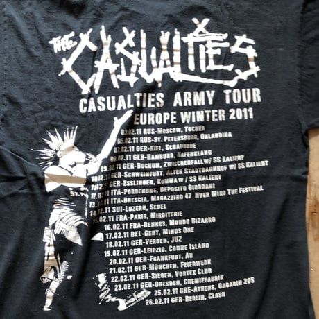 THE CASUALTIES バンドTシャツ