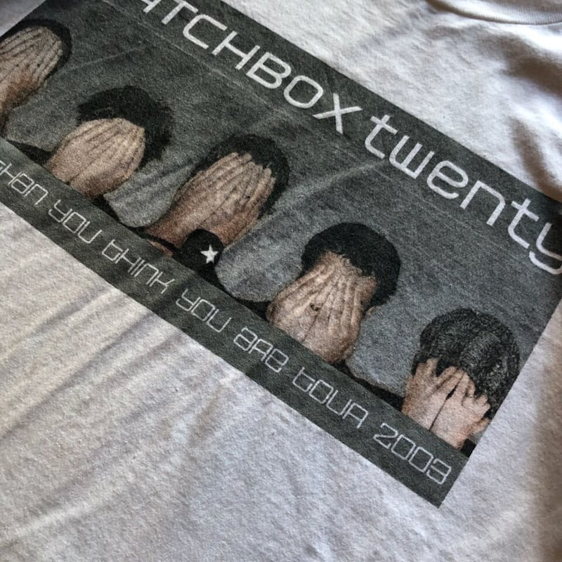 2003 MATCHBOX TWENTY バンドTシャツ XL | CUSTOM FEVER 2003 MATCHBOX TWENTY バンドTシャツ XL | CUSTOM FEVER