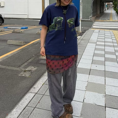 USA製 Hanes イグアナTシャツ