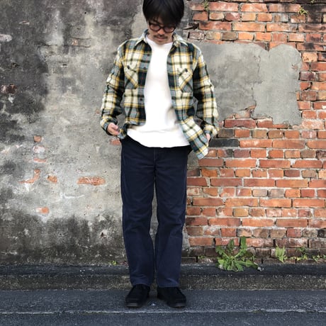 90's〜ROEBUCKS コーデュロイパンツ W32×L30 ネイビー