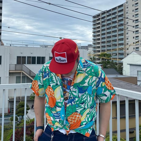 90s LACOSTE アロハシャツ